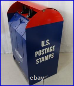 Vintage U. S. Post Office Stamp Vending Machine Postage Dispenser Quarter S67