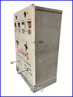 Vintage U. S. Post Office USPS Postage Stamp Vending Machine 5¢ 10¢ 25¢ Cent