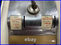 Vintage U. S. Postage Stamp Vending Machine 1960s 5 And 6 Cents