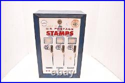 Vintage U. S. Postage Stamp Vending Machine 25 Cent Slots Machine