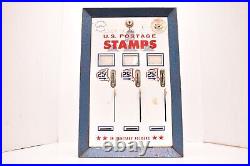 Vintage U. S. Postage Stamp Vending Machine 25 Cent Slots Machine