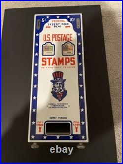 Vintage U. S. Postage Stamp Vending Machine EBY902 PORCELAIN FCE