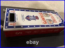 Vintage U. S. Postage Stamp Vending Machine EBY902 PORCELAIN FCE