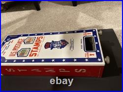 Vintage U. S. Postage Stamp Vending Machine EBY902 PORCELAIN FCE