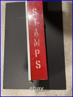 Vintage U. S. Postage Stamp Vending Machine EBY902 PORCELAIN FCE