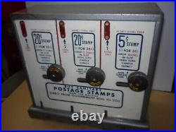 Vintage Us Postage Stamp Counter Top Vending Machine Display Movie Prop