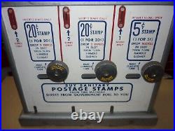 Vintage Us Postage Stamp Counter Top Vending Machine Display Movie Prop