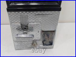 Vintage VERSATILE 18 Steel 10 Cent Vending Candy Prize Gumball Machine with KEY