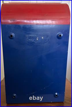 Vintage Vend A Stamp Postage Stamps Machine Vending Post Office with Key