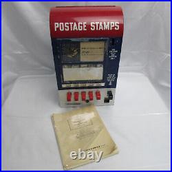 Vintage Vend-a-Stamp Postage Vending Machine Hilsum Corp. Parts or Repair