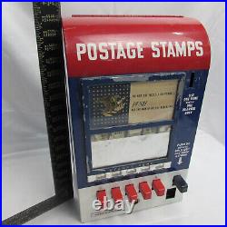 Vintage Vend-a-Stamp Postage Vending Machine Hilsum Corp. Parts or Repair