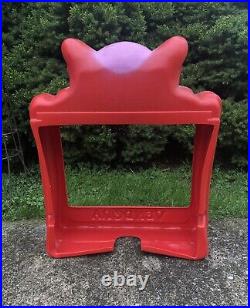 Vintage Vendall Creepy Clown Vending Machine Plastic Frame Cover 1988 USA Made