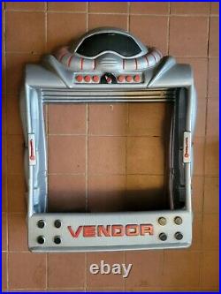 Vintage Vendall Vendor The Robot Vending Machine Plastic Frame Cover RARE