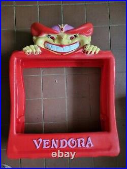 Vintage Vendall Vendora The Genie Vending Machine Plastic Frame Cover RARE