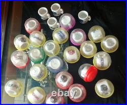 Vintage Vending Capsules with Mini Mugs LOT 20+ Pcs