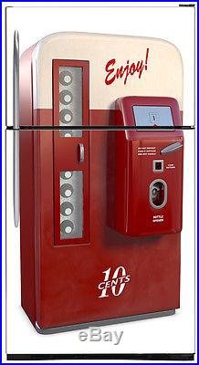 Vintage Vending Machine Magnet Refrigerator Appliance Cover Skin Panel