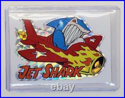 Vintage Vending Machine Sticker Sharks Set of 12 90's NM