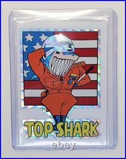 Vintage Vending Machine Sticker Sharks Set of 12 90's NM