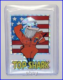 Vintage Vending Machine Sticker Sharks Set of 12 90's NM