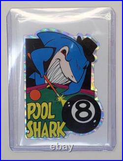 Vintage Vending Machine Sticker Sharks Set of 12 90's NM
