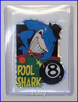 Vintage Vending Machine Sticker Sharks Set of 12 90's NM