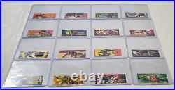 Vintage Vending Machine Stickers Batman Wonder woman 1979 DC Comic Mini Full Set