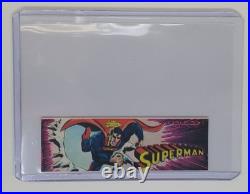 Vintage Vending Machine Stickers Batman Wonder woman 1979 DC Comic Mini Full Set