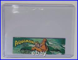 Vintage Vending Machine Stickers Batman Wonder woman 1979 DC Comic Mini Gumball