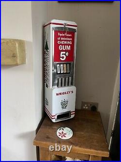 Vintage Vending Machine Wrigleys 4 Slot Machine Rare Us Import