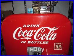 Vintage Vendo 39 Coke, Coca Cola Vending Machine, Nice Original, Works