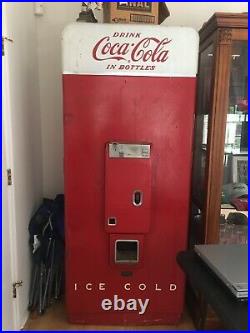 Vintage Vendo 5 cent Coca Cola vending machine 6.5' original unrestored v144a