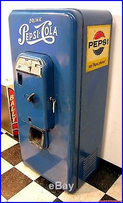 Vintage Vendo 88 Embossed Pepsi Cola Machine Soda Vending Pop VMC Coin Operated