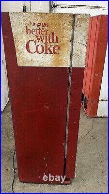 Vintage Vendo Brand V-80 CocaColaCoke Bottle Vending Machine withBottle Return Rak
