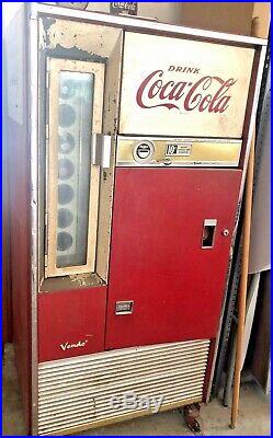 Vintage Vendo Coke Machine Coca Cola Pull Bottle Style 1960