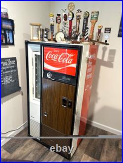 Vintage Vendo H63 Coca-Cola Bottle Vending Machine, 7-Select, 63 Bottles, 115V