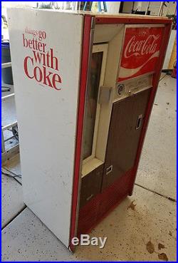 Vintage Vendo Model 63 Coca Cola Bottle Machine Coke Cooler