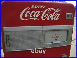 Vintage Vendo V-83 Coca Cola Coke Vending Machine 1950's