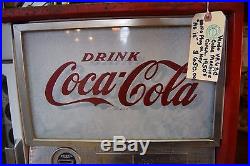 Vintage Vendor VR63C Coke Machine 1950's SOLD AS IS