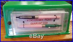 Vintage Vendorama Ball Point Pens Coin OP Metal Operating Dispensing Machine Key