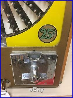 Vintage Vendorama Pen coin operated vending machine with key + skilcraft pens