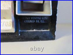 Vintage Victor 77 Toy'n Joy Money Maker 25¢ Vending Machine Missing Key
