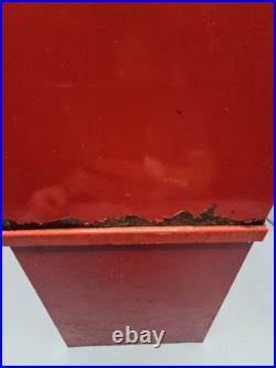 Vintage Victor 88 5 Cent Vending Machine Black Red Unlocked Missing Key