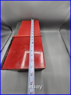 Vintage Victor 88 5 Cent Vending Machine Black Red Unlocked Missing Key