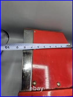 Vintage Victor 88 5 Cent Vending Machine Black Red Unlocked Missing Key