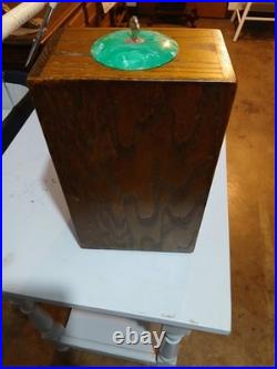 Vintage Victor Baby Grand Gumball Machine 5 Cent Nickel With Keys