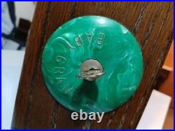 Vintage Victor Baby Grand Gumball Machine 5 Cent Nickel With Keys