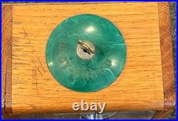 Vintage Victor Baby Grand Gumball Vending Machine 1 Cent Penny With Keys