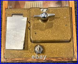 Vintage Victor Baby Grand Gumball Vending Machine 1 Cent Penny With Keys