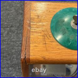 Vintage Victor Baby Grand Gumball Vending Machine 1 Cent Penny With Keys