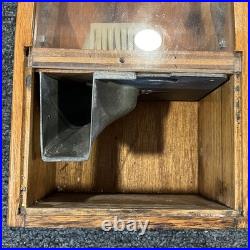 Vintage Victor Baby Grand Gumball Vending Machine 1 Cent Penny With Keys